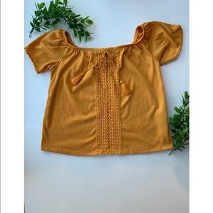 Off the shoulder top